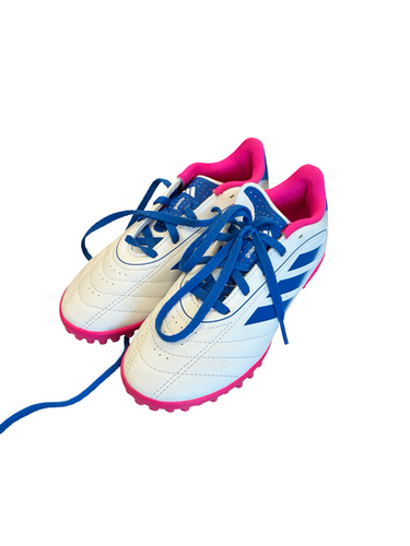 Used Adidas Soccer Indoor Shoes White Junior 02 11682-S000132285