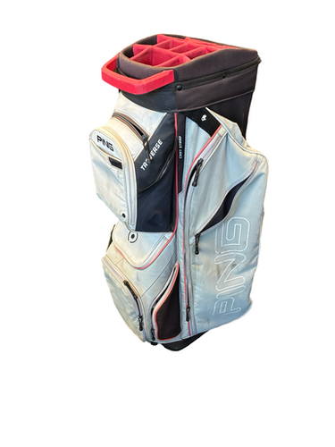 Used Ping 14 WAY CART BAG Mens Cart Bag Grey 11682-S000132257