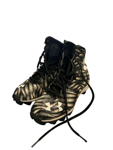 Used Under Armour Jr FB Cleats Black Junior 04 11682-S000132251