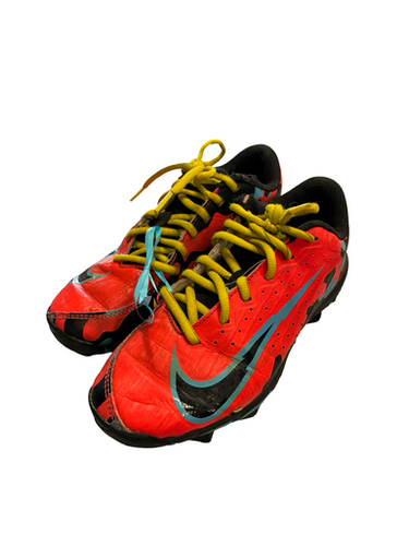 Used Nike BASEBALL CLEATS BB/SB Cleats Red Junior 04 11682-S000132245