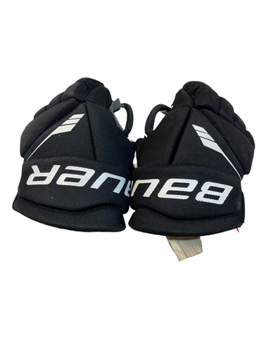 Used Bauer LIL SPORT Youth Gloves Black 8" 11706-S000377014