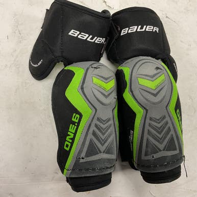 Used Bauer SUPREME ONE.6 Senior Elbow Pads Black And Neon Green SM 11855-S000203440