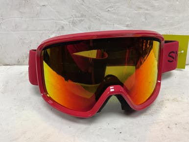 Used Smith Snow Goggles Adult Red 11855-S000203411