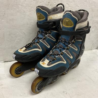 Used K2 CARBON Senior Rec Fitness Skates Navy Blue Senior 10 11855-S000203396