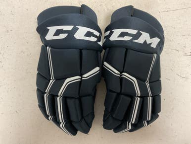 Used CCM QLT250 Senior Gloves Navy Blue 15" 11855-S000203367
