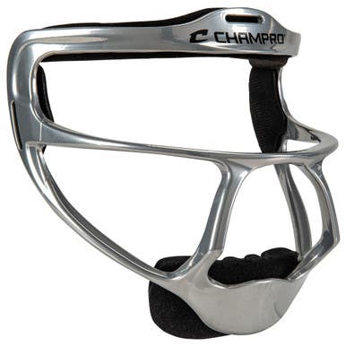 New Rampage Fastpitch Fielders Mask Silver 11855-CHPCM02SI