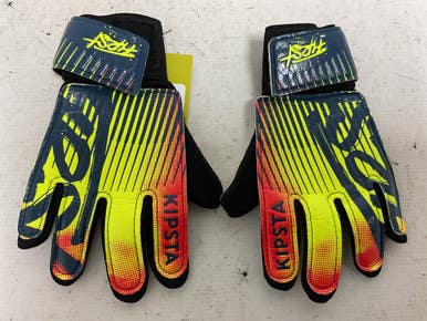 Used KIPSTA FIRST Soccer Goalie Gloves Yellow 1 11855-S000203362