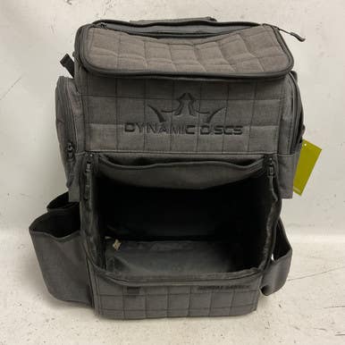 Used Dynamic Discs VOYAGER LITE Disc Golf Backpack Grey 11855-S000203342