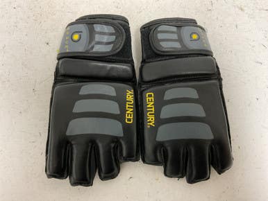 Used Century Martial Arts Gloves Black And Grey L/XL 11855-S000203338