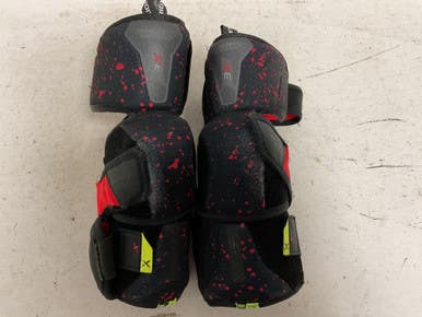 Used Bauer VAPOR 3X Intermediate Elbow Pads Black And Red LG 11855-S000203302