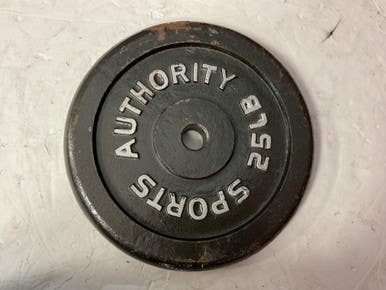Used Standard Plate Black 25 lb 11855-S000203280