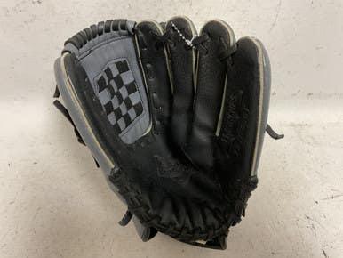 Used Adidas Eazy Close TS1150BGT Baseball Glove RH Throw Black And Grey 11 1/2" 11855-S000203537