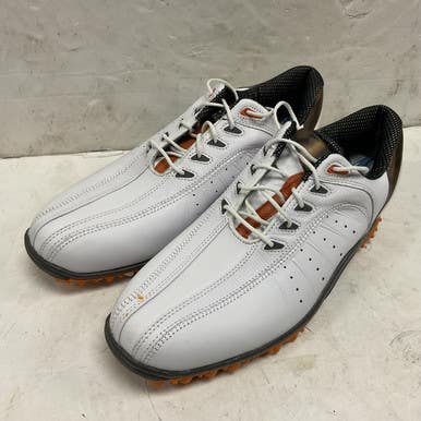 Used Foot Joy 53129 Mens Golf Shoes White Senior 10 11855-S000203239