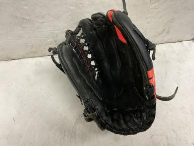 Used Nike MVP 1200 Baseball Glove RH Throw Black 12" 11855-S000203229