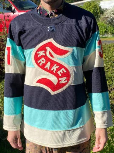 Seattle Kraken Grubauer 2024 Winter Classic Adidas Authentic NHL Hockey Jersey