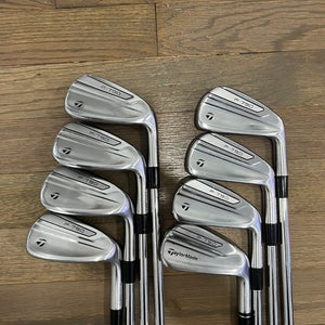 TaylorMade P-790 Right Handed Iron Set Stiff Flex (8 Clubs) #4 - #9, PW, GW (Used)