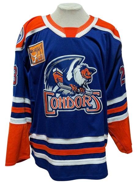 CCM Pro Stock Bakersfield Condors Blue Game Jersey BRADY 23761
