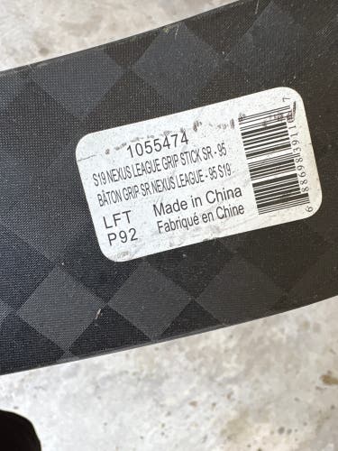 Senior Bauer Nexus League Left Hand Hockey Stick 95 Flex (New)