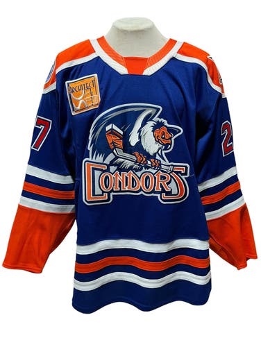 CCM Pro Stock Bakersfield Condors Blue Game Jersey STEFAN 27080