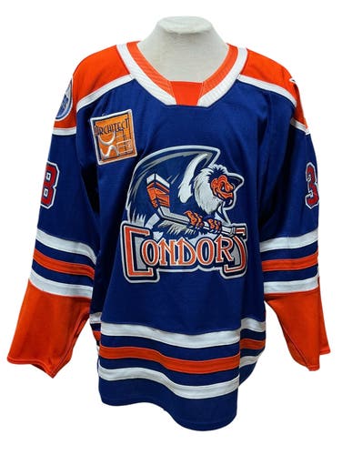 CCM Pro Stock Bakersfield Condors Blue Game Jersey PROKOP 38651