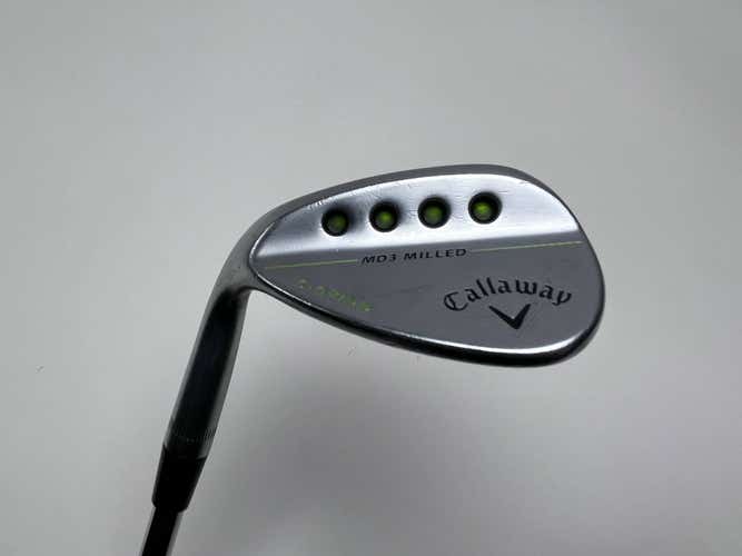 LEFTY Callaway MD3 Milled Chrome S-Grind Sand Wedge 56* 10 Bounce S-Grind DG LH