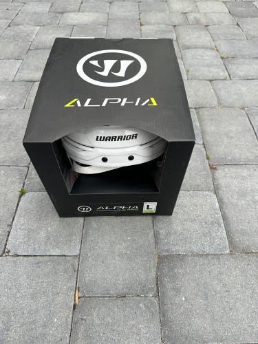 *NEW* [PRO STOCK] White Warrior Alpha Pro One Helmet - Size Large
