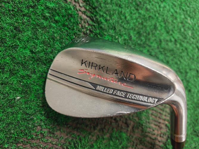 Kirkland Signature Milled Face 52 Degree Gap Wedge GW KBS Stiff Flex Black Steel