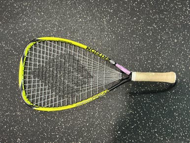 Used Ektelon POWERRING FREAK Adult Racquetball Racquet Yellow Unknown 10743-S000474835