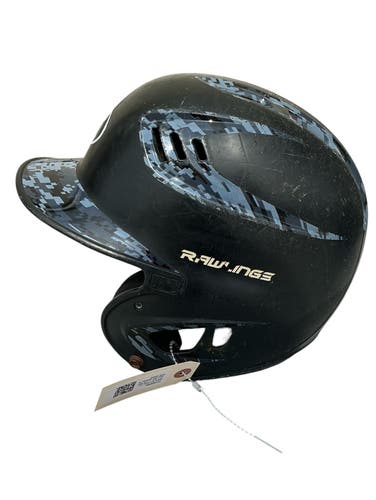 Black One Size Fits All 6 3/8 - 7 1/8 Rawlings S80 Batting Helmet (Used)