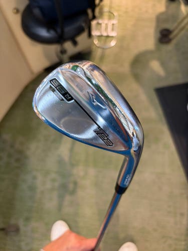 Men's Mizuno Mizuno T22 Satin Chrome Right Handed Wedge Stiff Flex 56 Degree Steel Shaft (LIKE NEW)