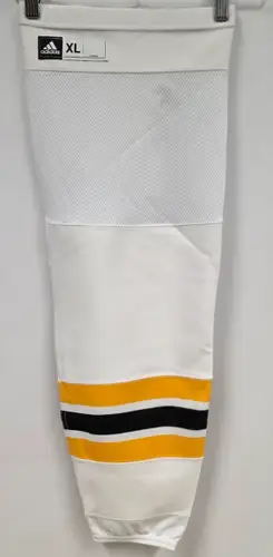 Boston Bruins Away adidas Hockey Socks PRO STOCK - XL
