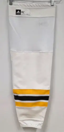 Boston Bruins Away Colors adidas Hockey Socks PRO STOCK - XL+