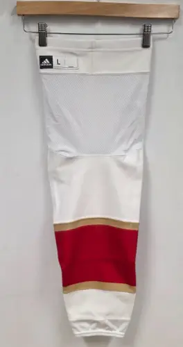 Florida Panthers Away Colors adidas Hockey Socks PRO STOCK - L
