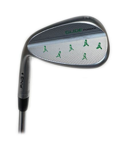 LH Ping Glide Forged 50*/10* Gap Wedge Black Dot (Custom Stamp) Steel True