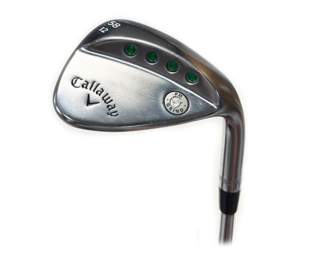 Callaway 58*/12* PM Grind Lob Wedge KBS Hi Rev 2.0 115 Regular Flex