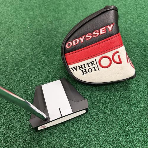 Odyssey White Hot Versa Twelve DB Mallet Putter LEFT HAND Stroke Lab Shaft w/HC