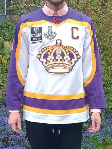 LA Kings Anze Kopitar adidas Reverse Retro 2.0 NHL Hockey Jersey