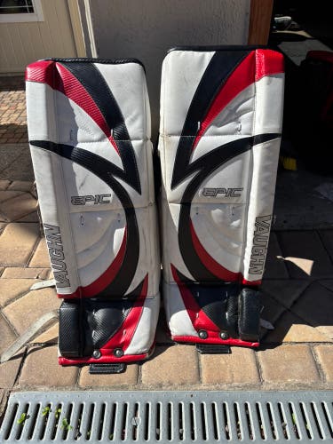 29" Vaughn Epic 8400 Goalie Leg Pads (Used)