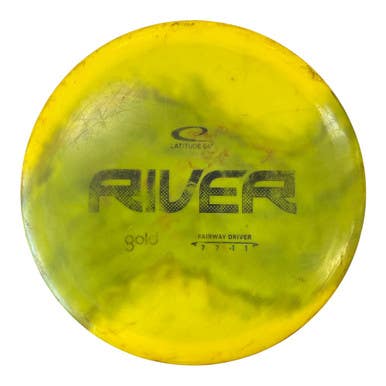 Used Latitude 64 GOLD RIVER Disc Golf Driver Yellow 174g 11450-S000520168