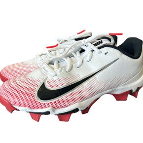 Used Nike VAPOR SHARK 3 Jr FB Cleats White Junior 06 11450-S000520094