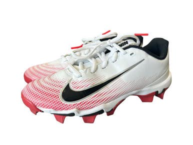 Used Nike VAPOR SHARK 3 Jr FB Cleats White Junior 06 11450-S000520094
