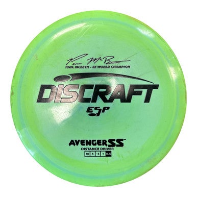 Used Discraft ESP AVENGER SS Disc Golf Driver Green 174g 11450-S000520038