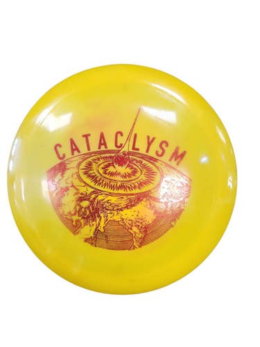 Used CATACLYSM Disc Golf Driver Yellow 176g 11450-S000520446