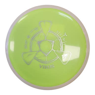 Used Axiom NEUTRON VIRUS Disc Golf Driver Yellow 174g 11450-S000520393