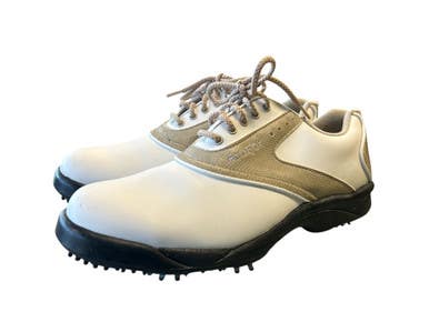 Used Foot Joy GREENJOY Mens Golf Shoes White Senior 7 11450-S000520385