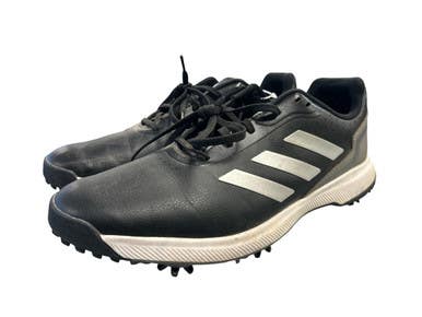 Used Adidas TRAXION RESPONSE Mens Golf Shoes Black Senior 11 11450-S000520309