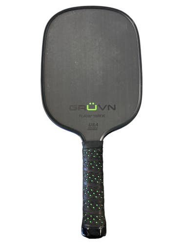Used GRUVN RAW-16RX Pickleball Racquet Black 11450-S000520266