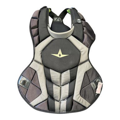Used All-Star CHEST PROTECTOR Catchers Chest Protector Black Adult 11450-S000518978