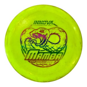 Used Innova STAR MAMBA Disc Golf Driver Neon Green 165g 11450-S000518922