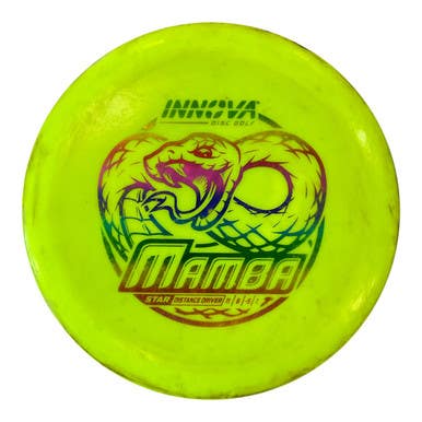 Used Innova STAR MAMBA Disc Golf Driver Neon Green 165g 11450-S000518922